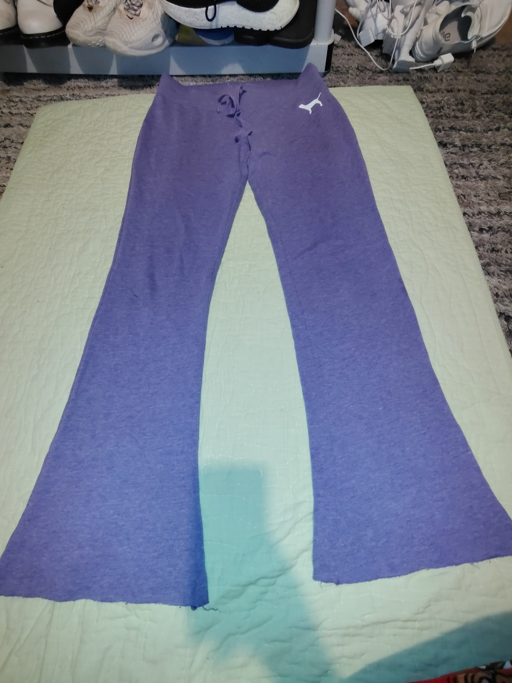 Victoria's Secret Purple Flare Lounge Pants